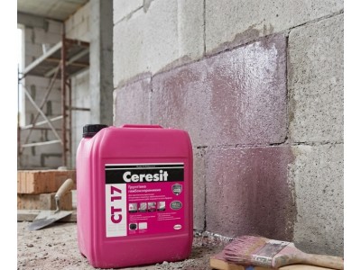 Як правильно використовувати грунтовку Ceresit CT-17 для підготовки стін