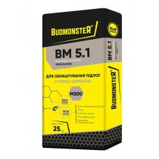 BudmonsteR ВМ 5.1 м-200 Стяжка для підлоги цементна 10-100 мм (25 кг)