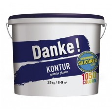 Danke Kontur Штукатурка декоративная «Барашек» зерно 1,5 мм белая (25 кг)