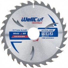 WellCut Standart коло (диск) пильний по дереву 180x32 мм 30Т