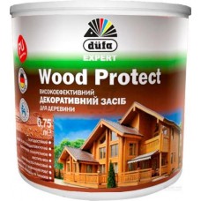 Dufa Wood Protect Лакобейц защитно-декоративный для дерева каштан (0,75 л)