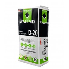 Wallmix D-20 Стяжка для підлоги цементна 10-40 мм (25 кг)