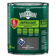 VIDARON V16 Імпрегнат просочення для дерева сірий антрацит (0,7 л)