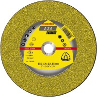 Klingspor Круг відрізний Kronenflex a 24 EX для ручної Шліфмашинки 125x2,5x22, 23 мм увігнутий (сталь)
