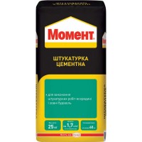МОМЕНТ Штукатурка цементная (25 кг)