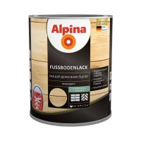 Alpina Fussbodenlack Лак для деревянных полов шелковисто-матовый (0,75 л)