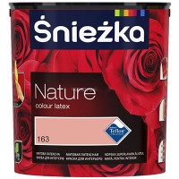 Снежка Nature 163 Лососевая азалия Краска интерьерная латексная (3,5 кг/2,5 л)