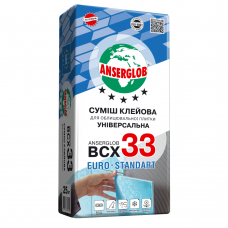 Anserglob BCX-33 Клей для плитки 25 кг