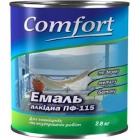 Емаль Comfort ПФ-115 червоно-коричнева, 2,8 кг для фарбування