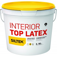 Siltek Interior Top Latex Фарба інтер'єрна латексна стійка до миття База А (12,6 кг/9 л)