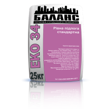 Баланс Еко-35 Стяжка для підлоги армована 5-40 мм (25 кг)