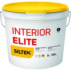 Siltek Interior Elite Фарба інтер'єрна латексна матова стійка до миття База А (12,6 кг/9 л)