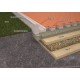 Поребрик тротуарный вибролитой серый 500x200x40 мм