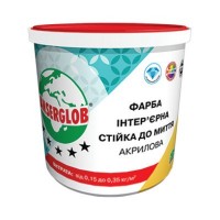 Anserglob Краска интерьерная акриловая стойкая к мытью (1,4 кг/1 л)